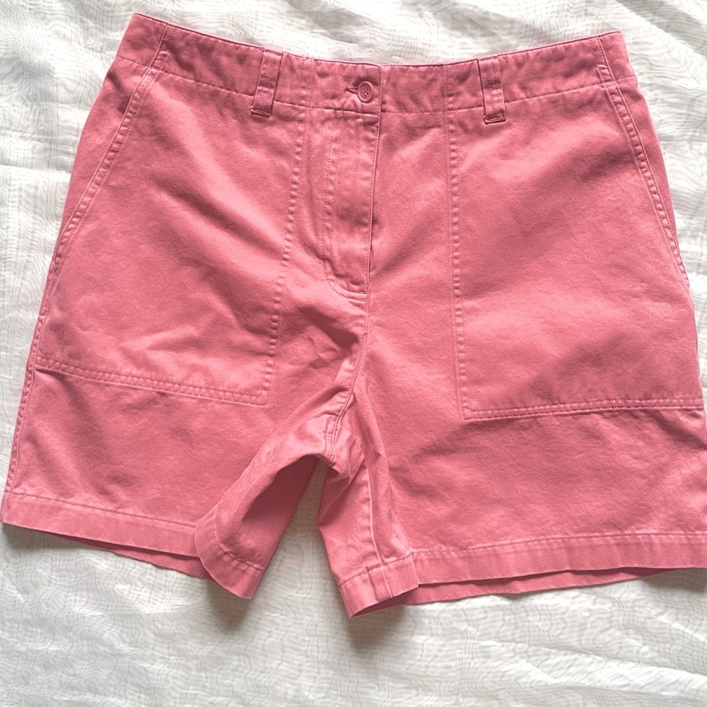 Jones New York Sports Pink Bermuda Shorts Casual Cotton Blend